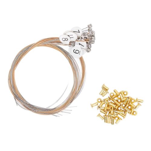 Lyre Cordes Rivet Set Effet De Résonance Confortable Poids Léger Beau Son Petite Lyre Cordes Remplacement