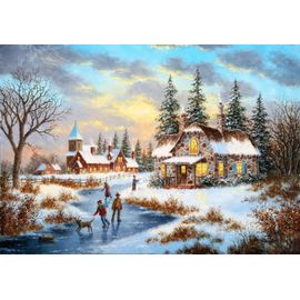 Dennis Lewan - A Mid-Winter's Eve - Puzzle 1000 Pièces