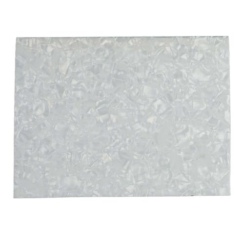 Pickguard De Guitare Pvc Celluloïd Portable Basse Électrique Scratch Plate Couverture Plaque Arrière Feuille Blanc Perle