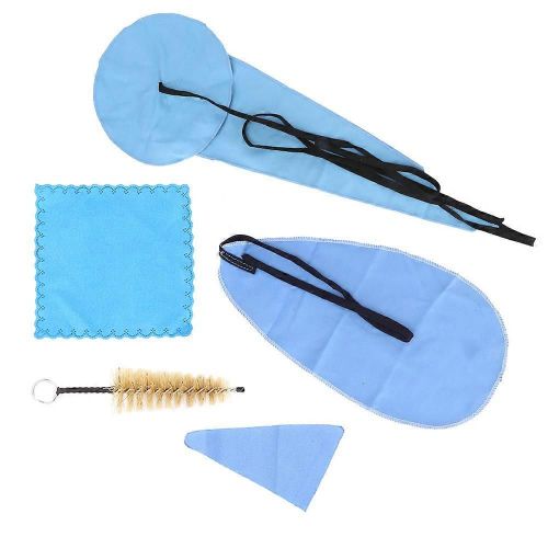 5 Pcs Saxophone Nettoyage Écouvillon Chiffon Embout Buccal Brosse Nettoyage Kit De Soins Set