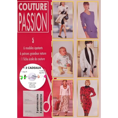 Patron Couture Passion N°5 (6 Modèles Différents)