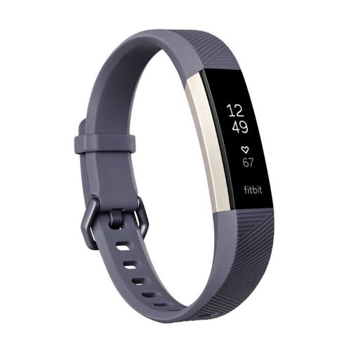 Fitbit Alta HR silicone bracelet de fitness bleu gris Grand modèle（L）