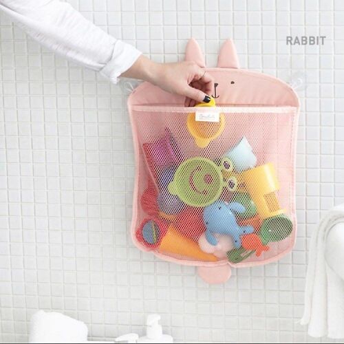 Organiseur De Rangement Pour Jouets De Bain Rose Durable Avec Ventouses Puissantes ¿ Multifonctionnel Pour Jouets Et Objets Essentiels 