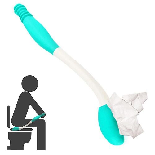 Outil D'essuyage Confortable À Longue Portée Pour Personnes Âgées Et Enceintes - Aide Aux Toilettes De 40 Cm Pour Des Soins Personnels Faciles Et Une Indépendance 