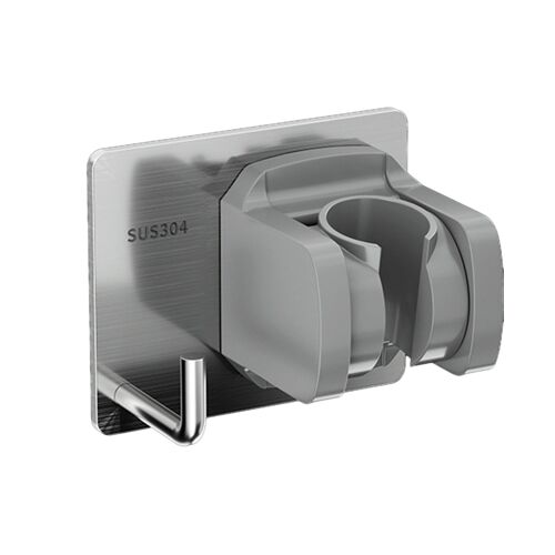 Support de pommeau de douche réglable et étanche en acier inoxydable - Installation sans perçage, design moderne, accès facile