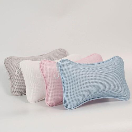 Coussin De Bain Ergonomique Avec Ventouses ¿ Support Cervical En Polyester À Séchage Rapide Pour Un Confort Optimal Au Spa Et Au Jacuzzi 