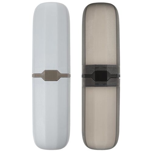 Lot De 2 Étuis Porte-Brosses À Dents Portables ¿ Idéal Pour Les Voyages, En Plastique Durable Et Anti-Poussière Pour Les Produits D'hygiène Essentiels
