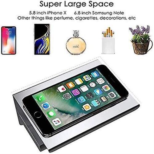 Porte-papier toilette sans perçage avec tablette pour téléphone - Adhésif puissant, antirouille, installation facile, design moderne