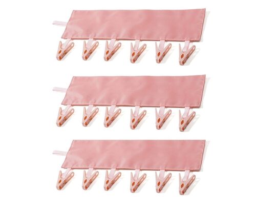 Lot De 3 Pinces De Voyage Portables Pour Cintres - Étendoir Compact Pour Sécher Serviettes, Maillots De Bain Et Linge Délicat 