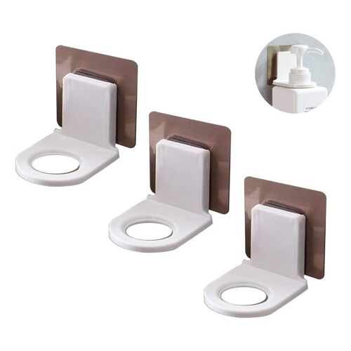 Porte-Bouteilles De Gel Douche À Ventouse Pour Shampoing ¿ Lot De 3, Crochets Autocollants Pour Organiser La Salle De Bain, Solution Gain De Place