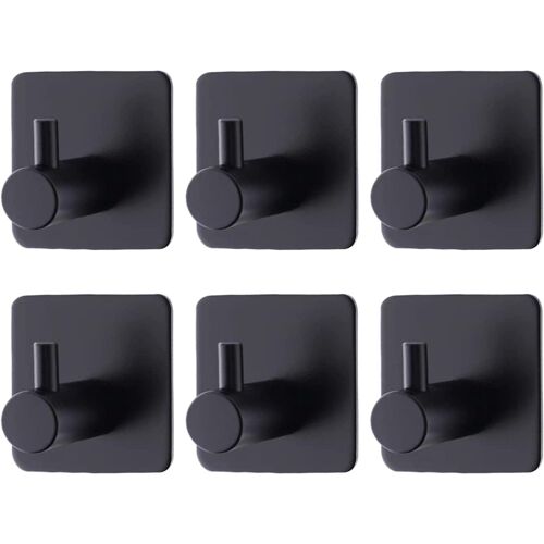Lot De 6 Crochets Adhésifs En Acier Inoxydable ¿ Des Cintres Élégants Pour Organiser Votre Cuisine Et Votre Salle De Bain
