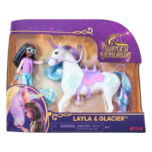L'ecole Des Licornes Coffret Licorne Et Poupee Glacier Et Layla Unicorn Academy