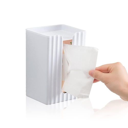 Boîte De Rangement Murale Autocollante Pour Papier Toilette Avec Étagère ¿ Sans Perçage, Durable Et Élégante Pour Salle De Bain