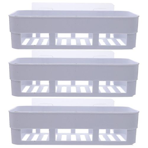 Étagère De Rangement Murale Élégante Pour Articles De Toilette - Sans Perçage, Durable Et Peu Encombrante