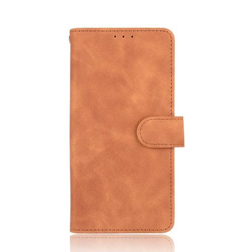 Étui Pour Nokia 2.3 Coque En Cuir Folio Flip Insertion De Carte Housse De Protection Avec Porte-Cartes Kickstand Protection Complète - Le Brun