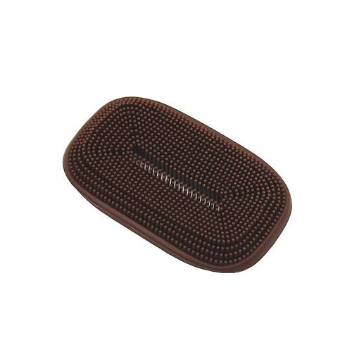 Porte-savon en silicone de qualité supérieure ¿ Support durable et multifonctionnel pour la douche, la cuisine et les voyages ¿ Gris clair