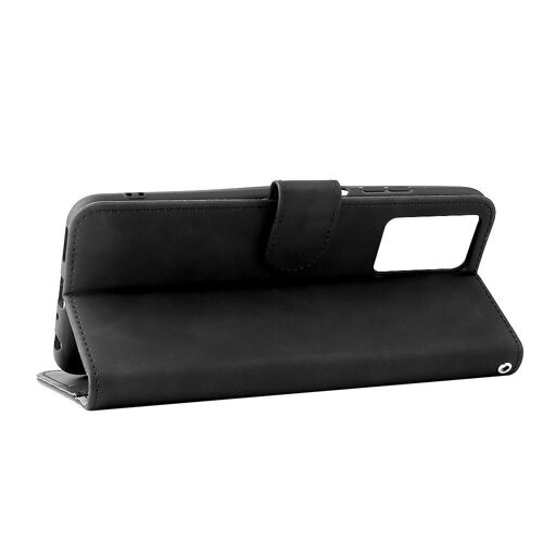 Étui Pour Zte Blade V30 Vita Protection Complète Housse De Protection Insertion De Carte Avec Porte-Cartes Kickstand Coque En Cuir Folio Flip - Noir