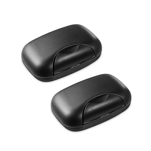 Boîte à savon portable HEALLILY - Porte-savon étanche, durable et antidérapant pour les voyages et la maison - Lot de 2