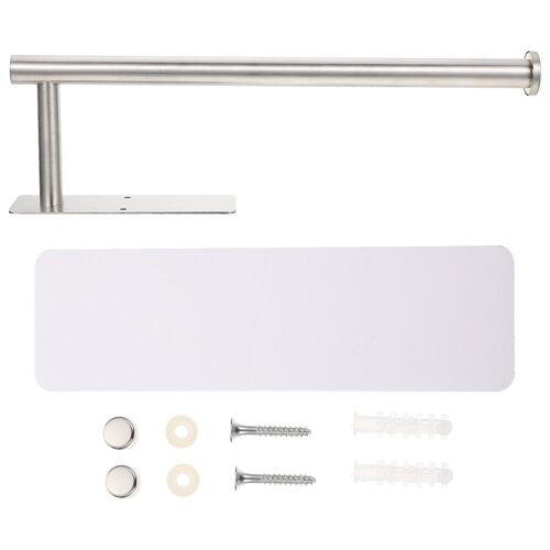 Étagère Murale En Acier Inoxydable Durable Et Porte-Serviettes Adhésif - Rangement Suspendu Sans Perforation Pour Cuisine Et Salle De Bain