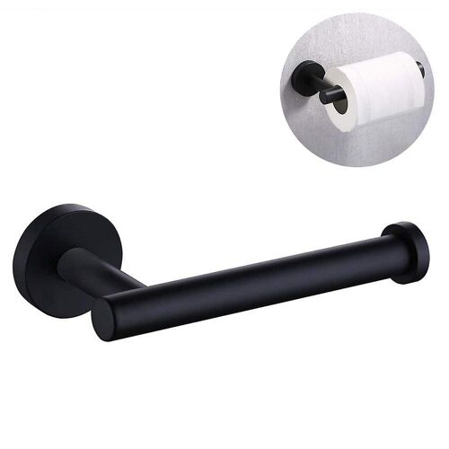 Porte-papier toilette en acier inoxydable - Durable, résistant à la corrosion, installation facile, compatible avec la plupart des rouleaux, design moderne