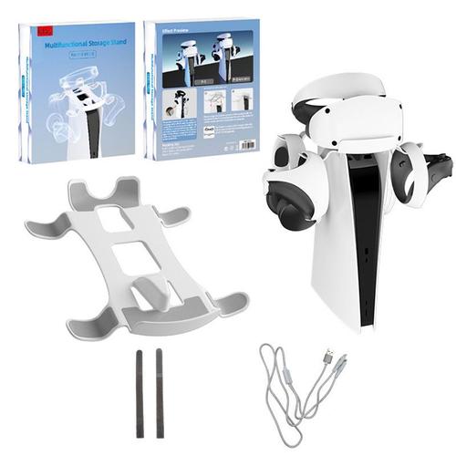 Support De Rangement Psvr2 Câble De Charge Ps Vr2 1:2 Avec Voyant De Charge Kit De Rangement Pour Casque Ps5 | Accessoires Compatibles