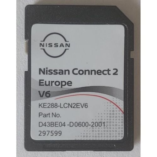 Carte Sd Gps Europe 2021 V6 - Nissan Connect 2 - Database Q3.2019 - D43be04-D0600-2001