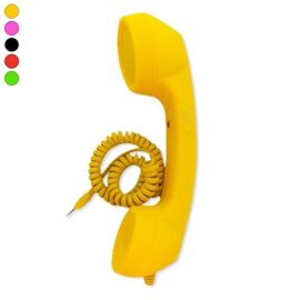 Combiné fixe filaire filaire kitsch téléphone rétro micro haut-par bleu * Dimensions : 220 x 60 x 50 mm * Matière : plastique * C...
