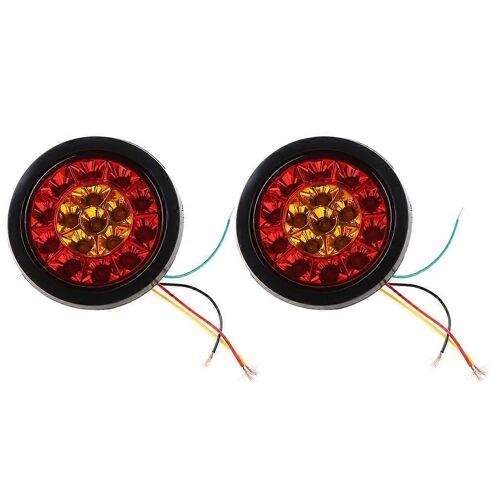 2pcs 16led Feu Arrière 12v Frein Arrêt Clignotant Feux Arrière Pour Voiture Camion