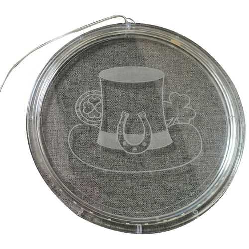 Saint Patrick's Day Led Green Irish Shamrock Hat Lampe de fée à piles