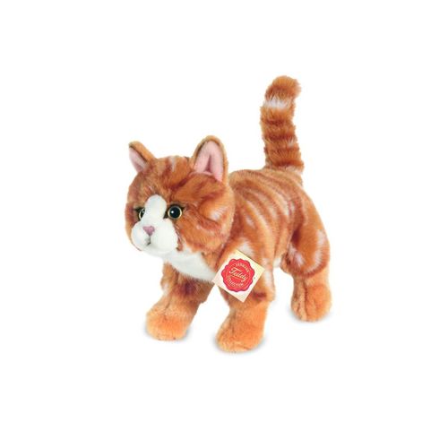 Katze Stehend Rot Getigert, Ca. 20 Cm