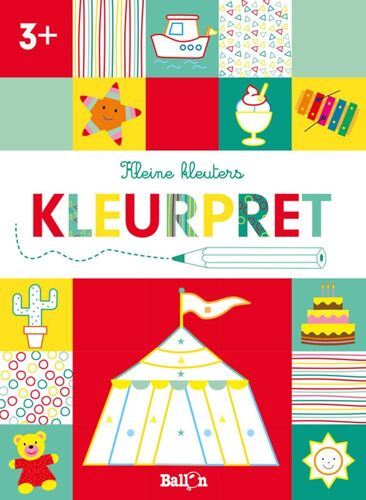 Ballon Kids - Ballon Media N.V. Kleurpret Tent 3+ Rood