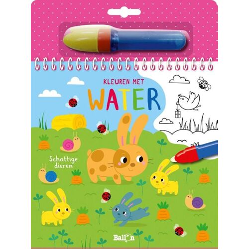 Ballon Kids - Ballon Media N.V. Kleuren Met Water: Schattige Dieren. 3+