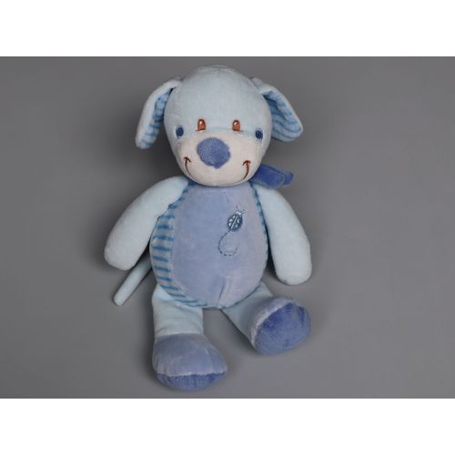 Doudou Chien Bleu Coccinelle Nicotoy