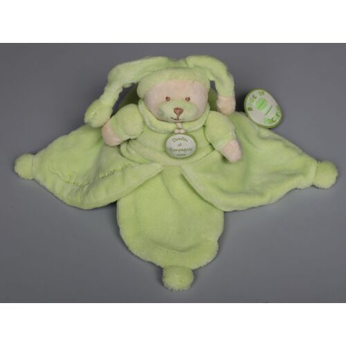 Doudou Ours Vert Macaron Pétales Doudou Et Compagnie