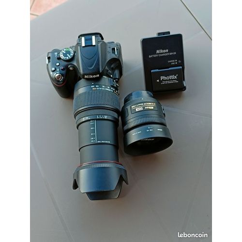 NIKON D5100 16.2 mpix + Objectif Zoom Sigma 28-200