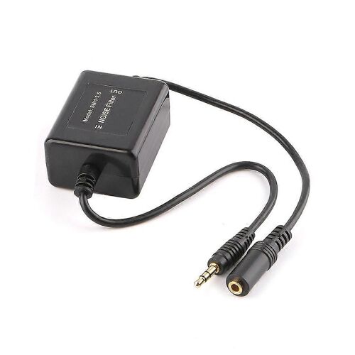 Ligne de haut-parleur 3,5 mm Aux Audio Noise Filter Ground Loop Noise Isolator pour voiture
