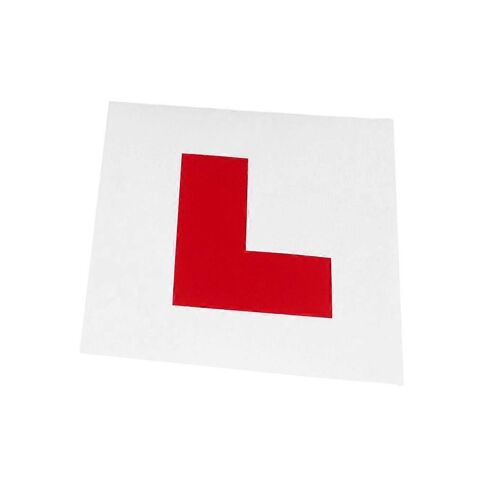 Autocollant De Voiture Durable Apprenant Conducteur Plaque De Signe Imperméable À L'eau L Forme Autocollants