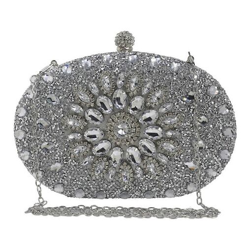 Femmes Sac de Soirée Cadeau de Mariage Pochette Chaîne Détachable Sacs à bandoulière Sac à main
