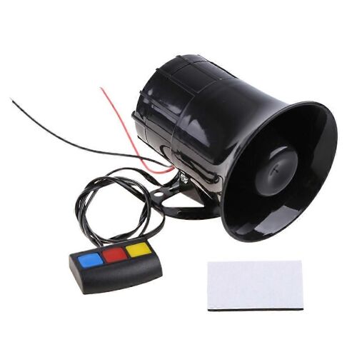 12v 3 Tone Son Fort Voiture Klaxon Moto Avertissement Alarme Sirène Incendie Klaxon Haut-Parleur