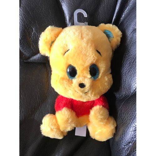 Disney WINNIE L'OURSON - Peluche NICOTOY GLITZIES GROS YEUX 15 CM 