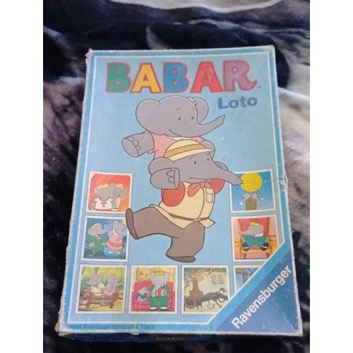 Jeu Babar Loto Ravensburger 3/6 Ans.