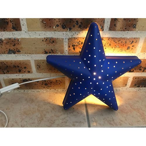 Très Jolie Lampe Etoiles Applique Ikea Perforé Vintage