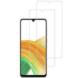 HQSELECTION®LOT DE 2 Verre Trempé Pour Samsung Galaxy A33 5G .Film de Protection d'écran Transparent - Anti Rayures - Ultra Résistant Dureté 9H