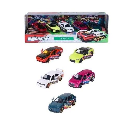 MAJORETTE - Majo SL Graffiti 5 Pcs Giftpack - dès 3 ans