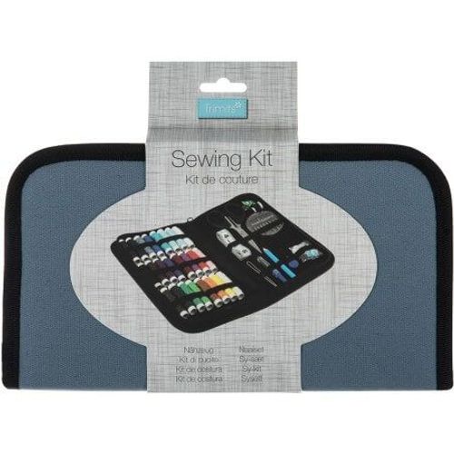 Trousse De Couture - Modèle Moyen - Trimits Bleu