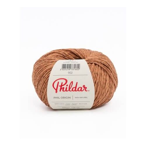 Fil De Coton À Tricoter Phil Origin - Phildar Cannelle Marron