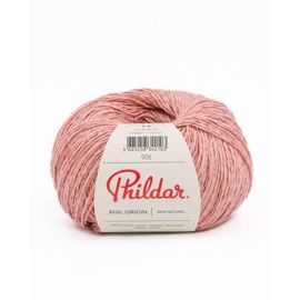 Fil De Coton À Tricoter Phil Origin - Phildar Vieux Rose