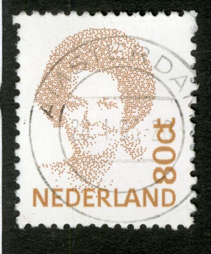 Timbre Oblitéré Nederland, 80 Ct