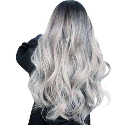 Perruque Pour Femme Avec Raie Moyenne Et Cheveux Longs Et Bouclés 