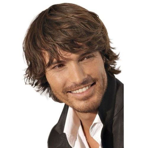 Ekthaarperckelace Perruque Pour Hommes Halloween Avec Chapeau De Combat Hallowee